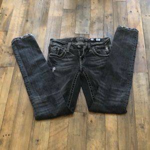 COPY - Miss Me -Sunny Skinny- Black Faded-Size 25 Jeans